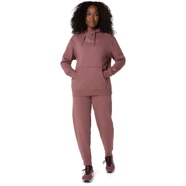 Asics Logo Pantaloni - Rubble Red