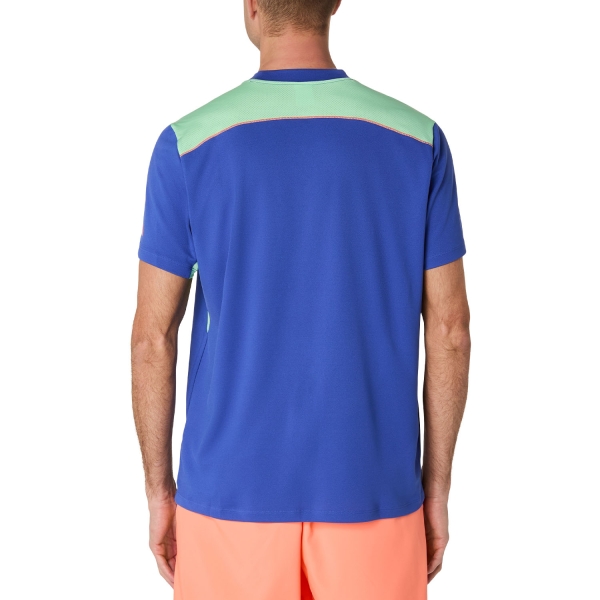 Asics Court Logo T-Shirt - Dark Cobalt/Menthol