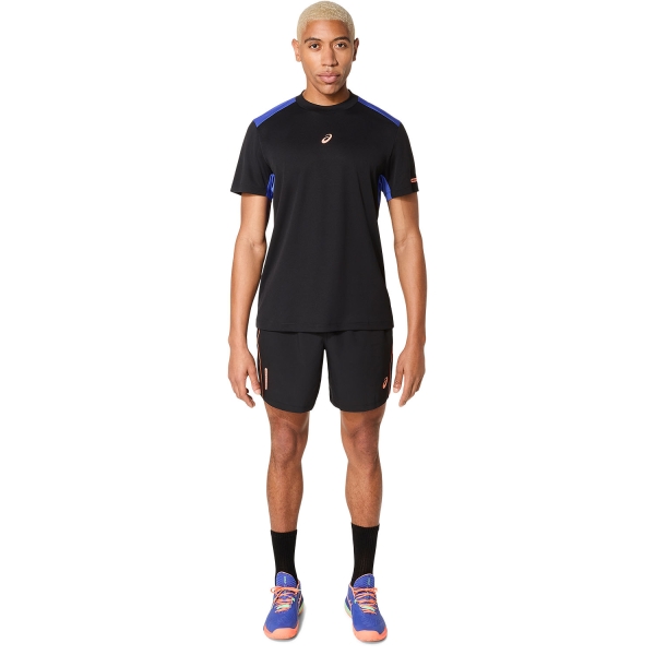 Asics Court Pro 7in Pantaloncini - Performance Black/Dark Cobalt