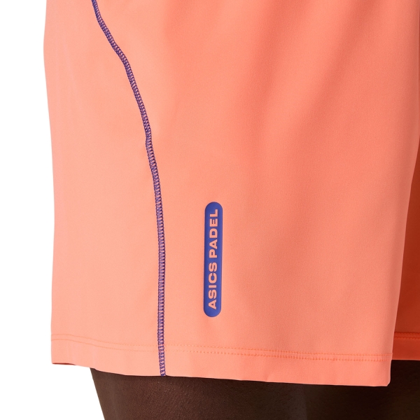 Asics Court Pro 7in Pantaloncini - Vivid Coral/Menthol