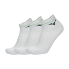 Mizuno Line Ankle x 3 Calze - White/Neo Mint