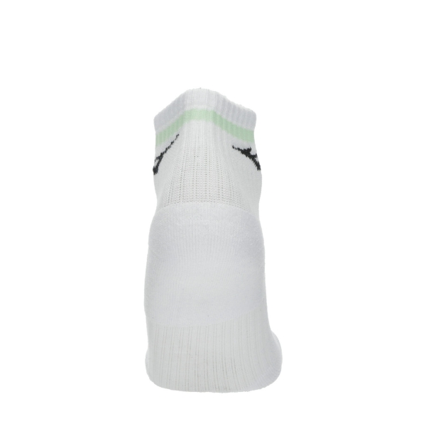 Mizuno Line Ankle x 3 Calze - White/Neo Mint