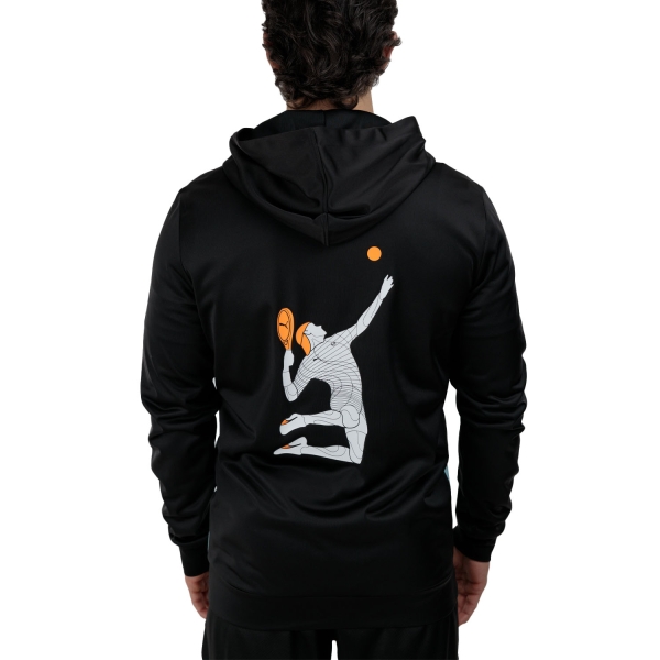 Puma Momo Graphic Sudadera - Black/Heat Fire