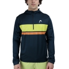 Head Topspin Felpa - Navy/Lightlime