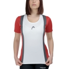 Head Club 25 Tech Logo Maglietta - Red/White