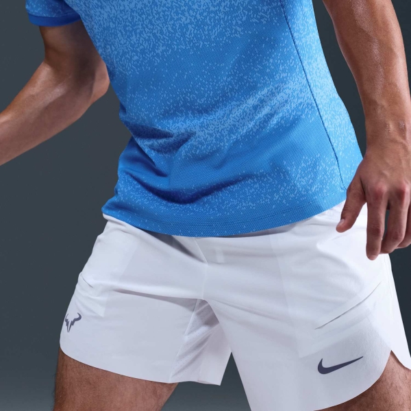 Nike Dri-FIT ADV Rafa Nadal 7in Shorts - White/World Indigo