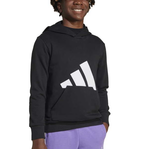 Tute e Felpe Bambino adidas Essentials Felpa Bambini  Black/White JC9667