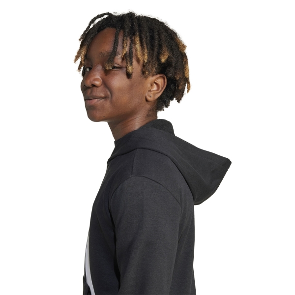 adidas Essentials Felpa Bambini - Black/White