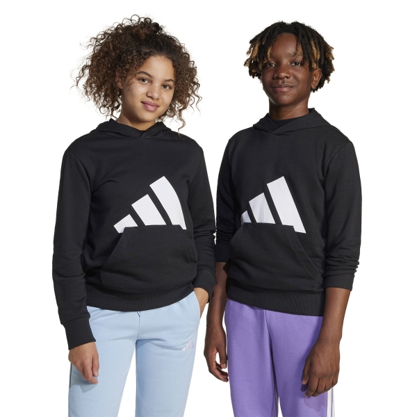 adidas Essentials Felpa Bambini - Black/White