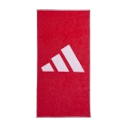 adidas 3 Bar Small Hand towel - Pure Ruby