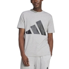 adidas Essentials T-Shirt - Medium Grey Heather/Black