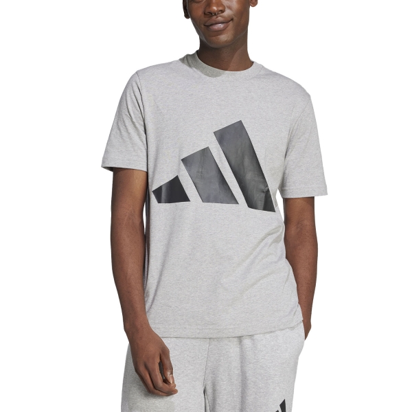 Men's Tennis Shirts adidas Essentials TShirt  Medium Grey Heather/Black JE8948