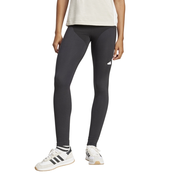 Pantaloni e Tights Tennis Donna adidas Essentials Tights  Black/White JH1182
