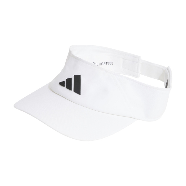 Cappelli e Visiere Tennis adidas Climacool Visiera  White/Black JN6085