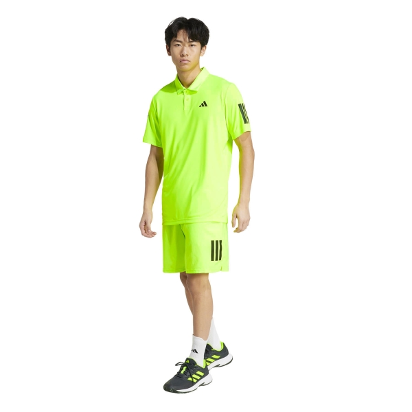 adidas 3 Stripes Club Polo - Lucid Lemon