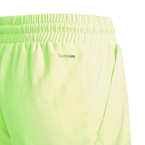 adidas Club 3 Stripes 5in Shorts Niño - Lucid Lemon