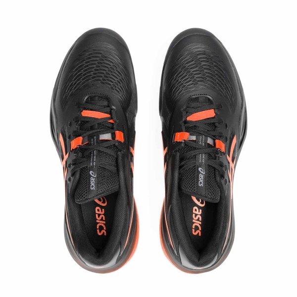 Asics Gel Resolution X Clay - Black/Shocking Orange