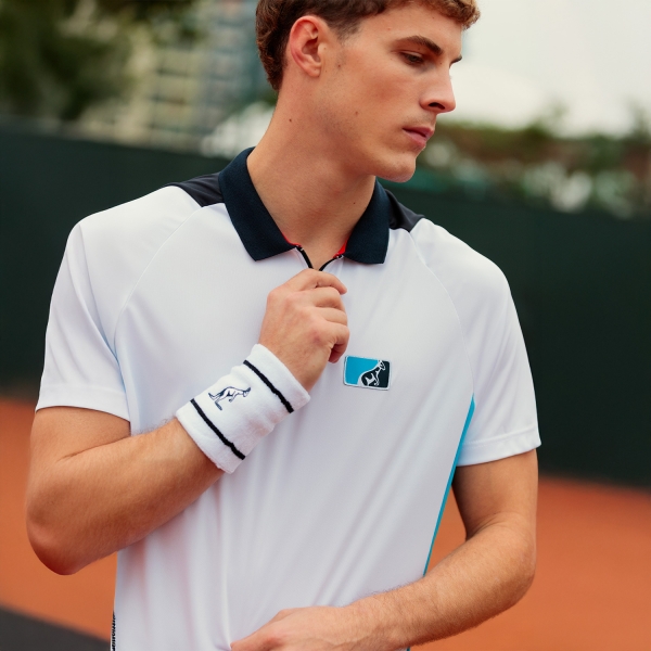 Australian League Ace Web Polo - Bianco