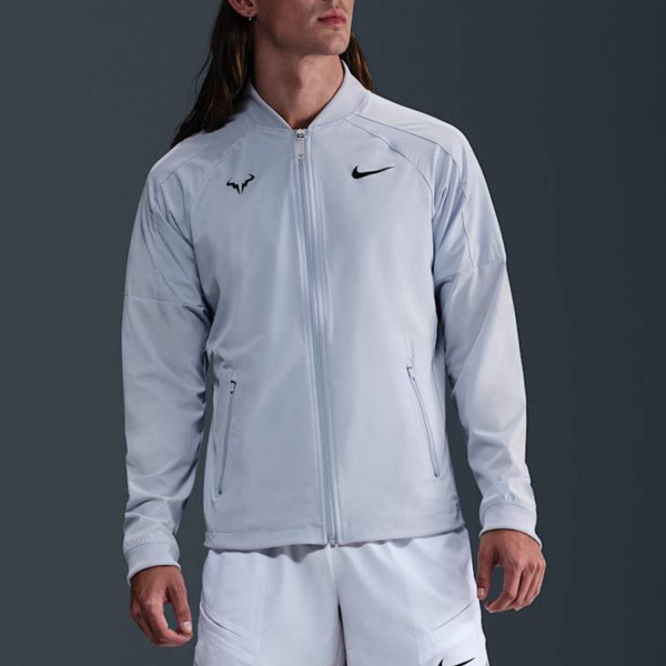 Giacche da Tennis Uomo Nike DriFIT Rafa Giacca  Ghost/Black DV2885057