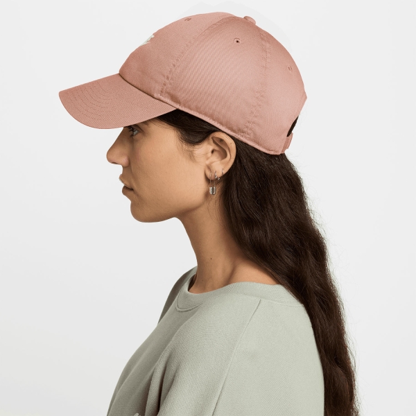 Nike Club Gorra - Rose Gold/White