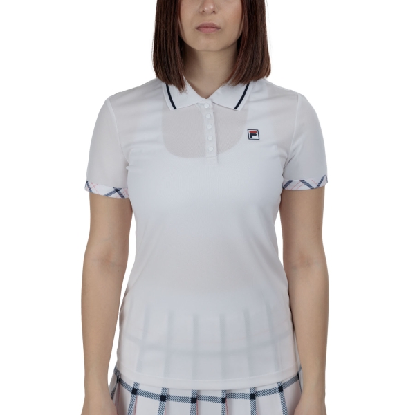 Magliette e Polo Tennis Donna Fila Zea Polo  White FBL251218001