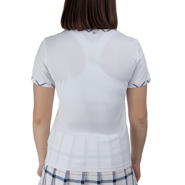 Fila Yamila Maglietta - White/Check Comb