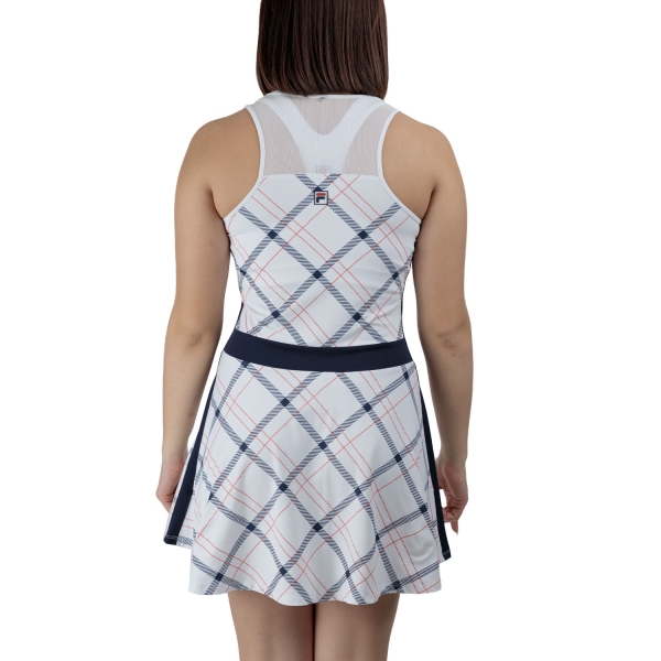 Fila Fritza Vestito - White/Check Comb