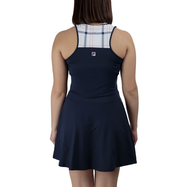 Fila Fritza Vestito - Navy/Check Comb