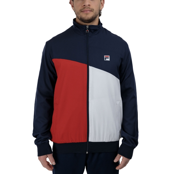 Men's Tennis Jackets Fila Marcus Jacket  Navy/Red Comb FBM2510101502