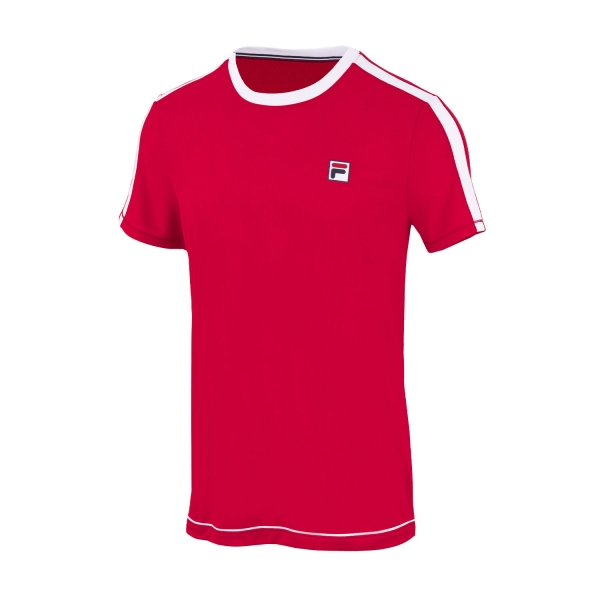 Tennis Polo and Shirts Boy Fila Elias TShirt Boys  Red/White FJL251399501