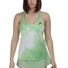 Head Spirit Tank - Print Vision W/Celery Green