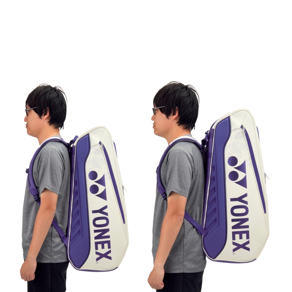 Yonex Expert Thermal x 6 Bolsa - White/Deep Blue