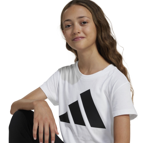 adidas Essentials Camiseta Niña - White/Black