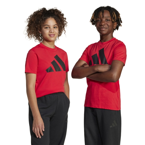 adidas Essentials T-Shirt Kids - Pure Ruby/Black