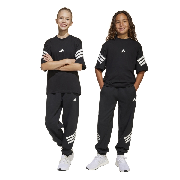 adidas Future Icons 3 Stripes Pants Kids - Black/White