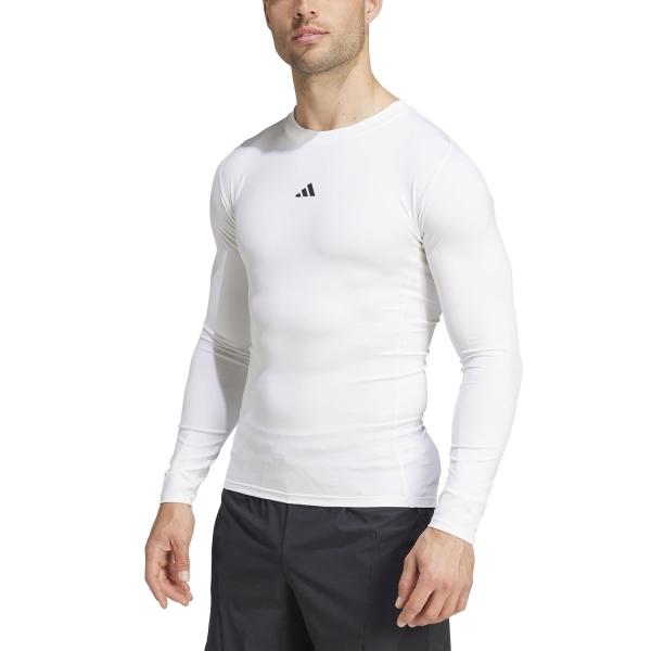 Maglie e Felpe Tennis Uomo adidas TechFIT Maglia  White JE6703