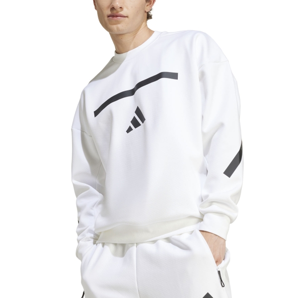 Men's Tennis Shirts and Hoodies adidas  Z.N.E. Pro Sweatshirt  White JF2451