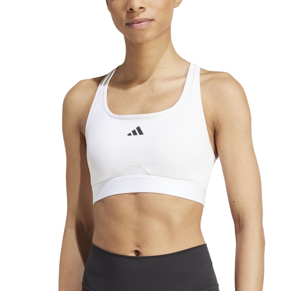 Woman Bra and Underwear adidas Powerreact Sports Bra  White JG1405