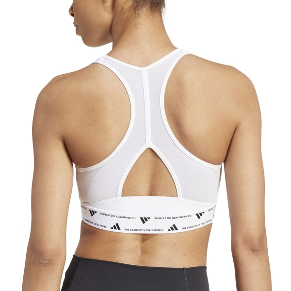 adidas Powerreact Sports Bra - White