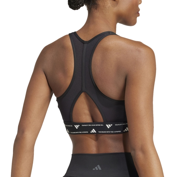adidas Powerreact Sports Bra - Black