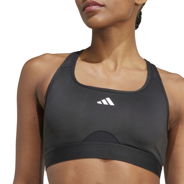 adidas Powerreact Sports Bra - Black