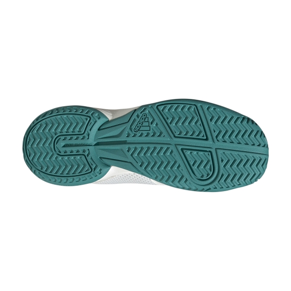 adidas Courtflash Junior - FTWR White/Pure Teal/Off White