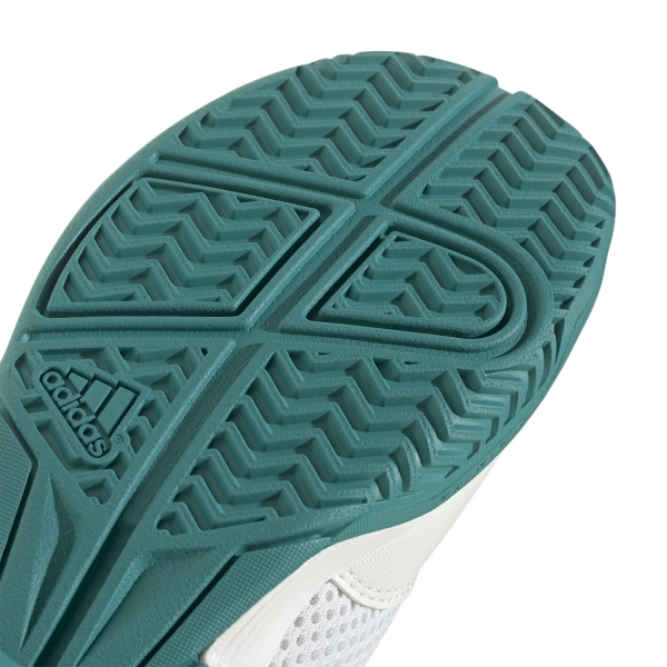 adidas Courtflash Junior - FTWR White/Pure Teal/Off White