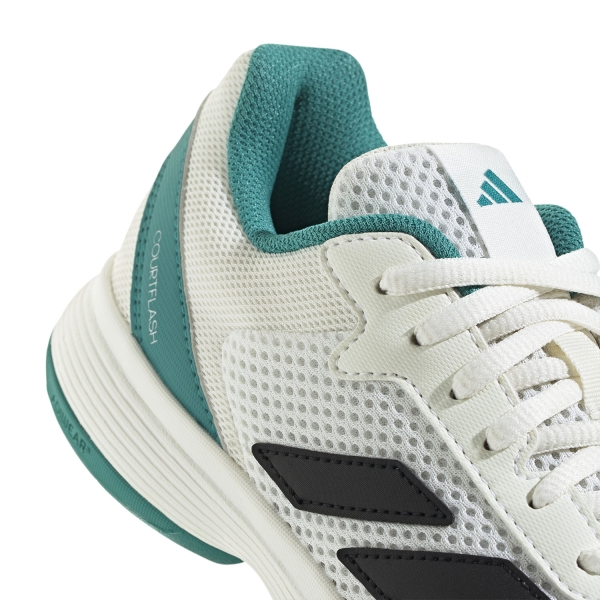 adidas Courtflash Junior - FTWR White/Pure Teal/Off White