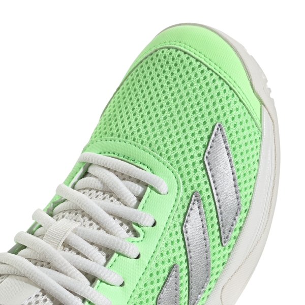 adidas Courtflash Niños - Pure Teal/Silver Metallic/Lucid Lemon