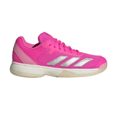 adidas Courtflash Bambini - Lucid Pink/Silver Metallic/Bliss Pink