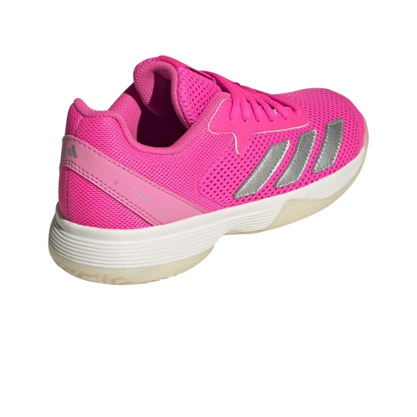 adidas Courtflash Bambini - Lucid Pink/Silver Metallic/Bliss Pink