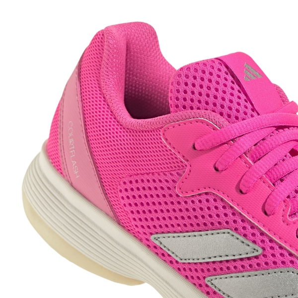 adidas Courtflash Bambini - Lucid Pink/Silver Metallic/Bliss Pink