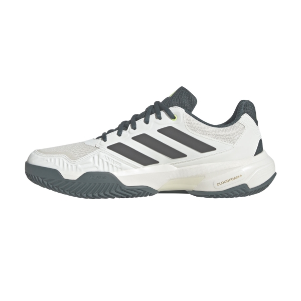 adidas CourtJam Control 3 Clay - Off White/Core Black/Aurora Ivy