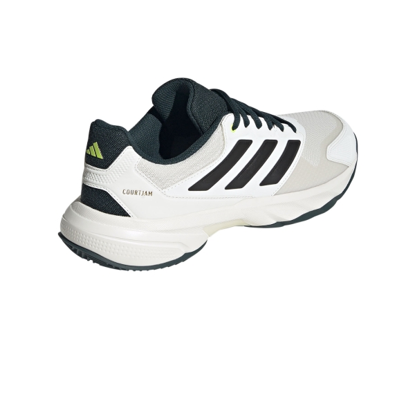 adidas CourtJam Control 3 Clay - Off White/Core Black/Aurora Ivy